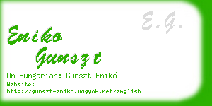 eniko gunszt business card